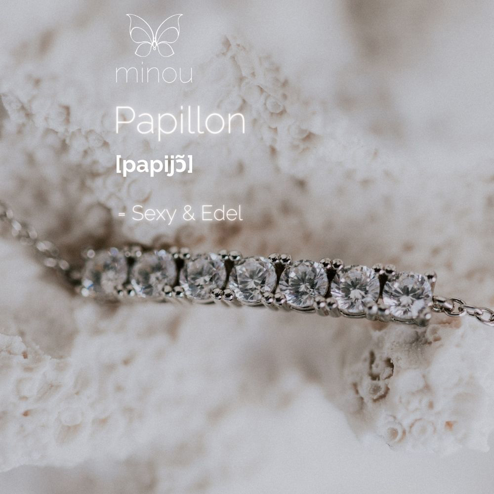 Papillon Ohrringe Gold